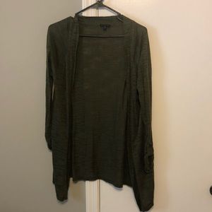 Express Olive Green Cardigan
